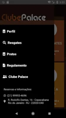 Clube Palace android App screenshot 1